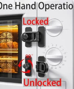 Alternative view of Child Safety Lock for Refrigerator and Oven – Baby Proofing Locks
