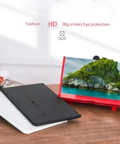 Alternative view of Screen Magnifier Version, Phone Projector with Extender, 3D HD Smartphone Amplifier, Foldable Stand, Adjustable Angle