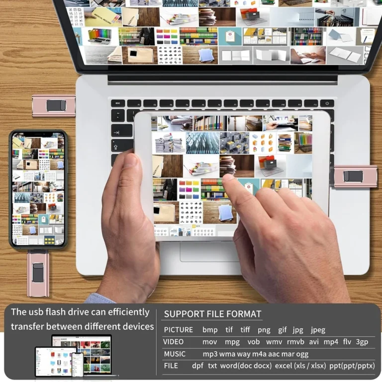 iPhone USB Flash Drive 2TB - 3-in-1 USB 3.0 Memory Stick - Image 6