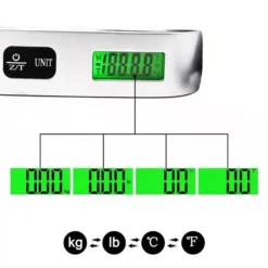 Alternative view of Portable Hanging Scale with Digital Display for Travel Baggage Weighing up to 50kg