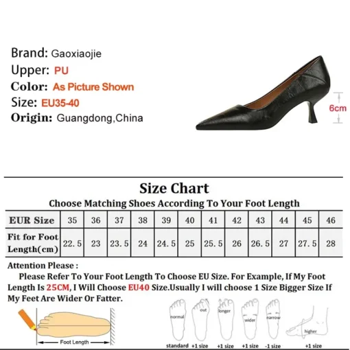 High Heels Stiletto Pumps with Pointy Toe Design for Women - Image 5