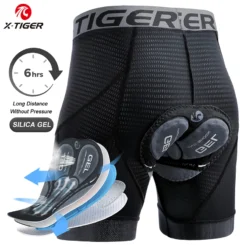 Men's Cycling Shorts with 5D Padding and Anti-Slip Grips for Ultimate Comfort