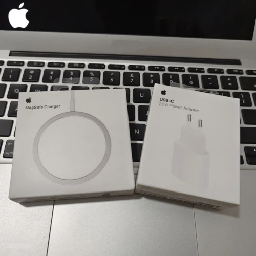 Alternative view of Original 20W USB-C Power Adapter For iphone 16 15 14 13 mini Pro Max Type C fast charger for Apple Cable for iPhone X 11 12 Plus