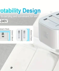 Alternative view of UK USB C Charger For iPhone 15 14 13 Pro QC3.0 Quick Charge PD 25W Type C Fast Charging Travel Wall Charger Power Adapter