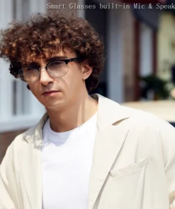 Alternative view of Meagtlva Bluetooth Audio Glasses with Touch Control and Voice Assistant - Compatible with iOS and Android