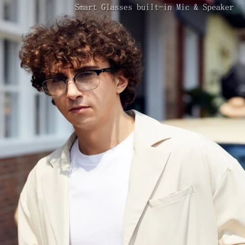 Alternative view of Meagtlva Bluetooth Audio Glasses with Touch Control and Voice Assistant - Compatible with iOS and Android