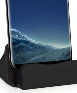 Alternative view of Type C USB Dock Charger for IPhone 15 Pro Max Samsung S24 S23 S22 S7 S6 S8 Plus Micro Cradle Dock Station Stand Charging Base