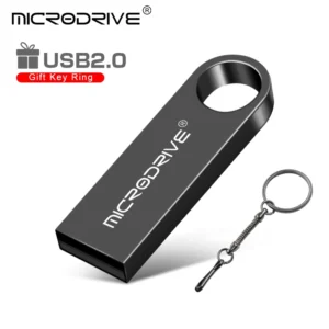 High-Speed Waterproof USB Flash Drive with Custom Logo - Available in 8GB, 32GB, 64GB, 128GB - 8 GB, black
