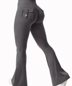 Women's High-Stretch Wide Leg Yoga Leggings with Pockets