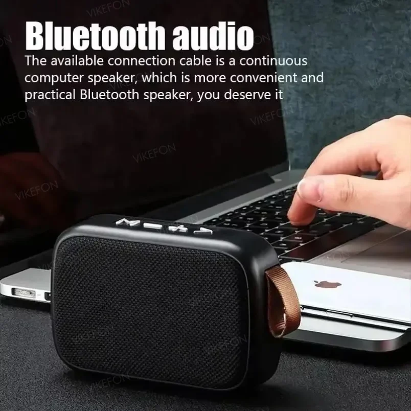 Compact Bluetooth 5.0 Mini Fabric Speaker with FM Radio and TF Card Support - Image 6