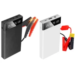 Car Jump Starter with USB Port and LED Light, 10000mAh Emergency Power Supply