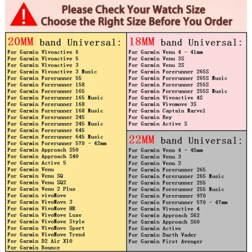 Alternative view of 18mm 20mm 22mm Silicone Strap For Garmin Vivoactive 6 5 4 4s Band Watch Venu 4 3 2 2s SQ Forerunner 970 165 Bracelet Wristband