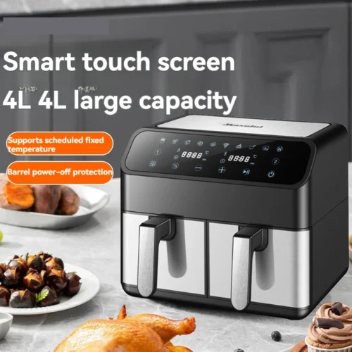 Alternative view of Large Capacity Double-Pot Air Fryer – 8L Multifunctional Electric Frying Pan