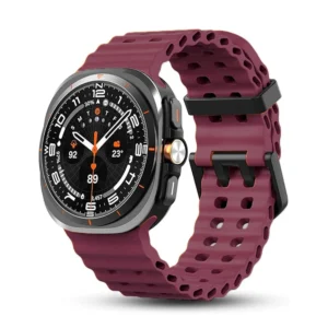 Marine Silicone Sport Bracelet for Samsung Galaxy Watch Ultra 47mm Accessories