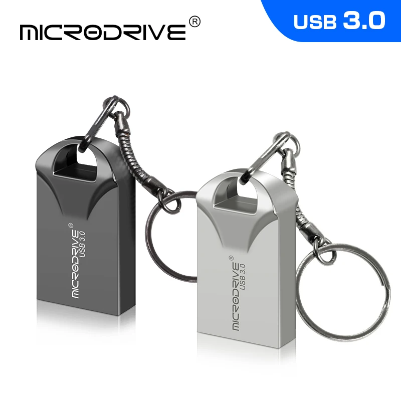 High-Speed Mini USB 3.0 Flash Drive - 16GB, 32GB, 64GB, 128GB with Keychain - Image 6