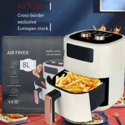 Large Capacity Smokeless Multifunctional Electric Air Fryer for Health-Conscious Users