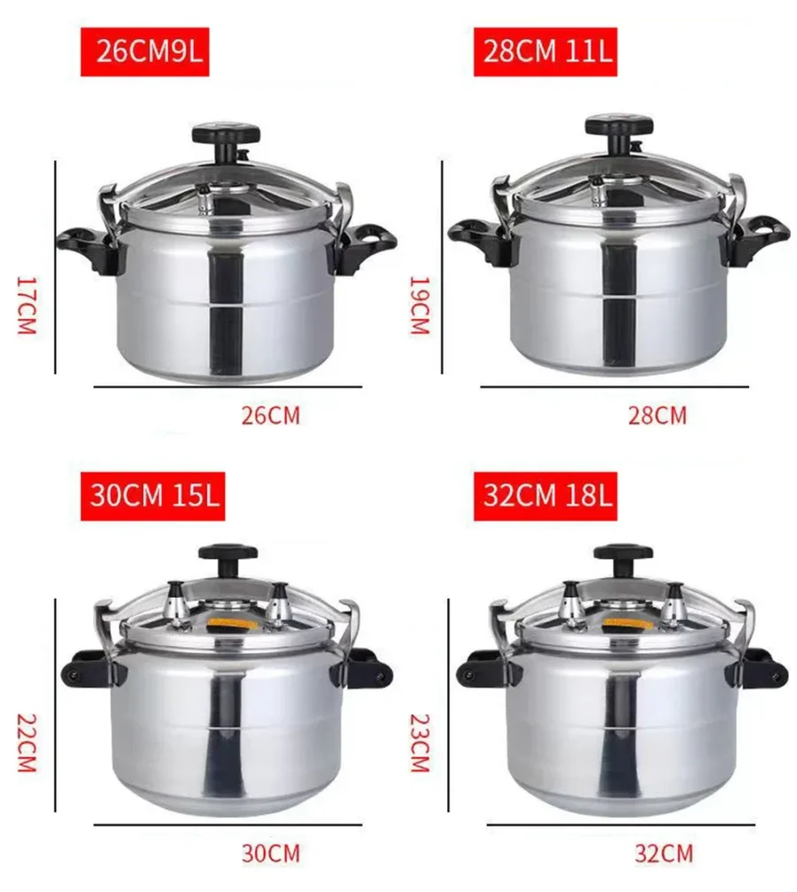 Large Capacity Pressure Cooker - 9-60L Cookware for Induction Cooking - Image 6