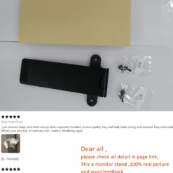 Alternative view of Adjustable Monitor Stand with VESA 75*75mm Mount for Portable Monitors 7 - 17.3 Inch