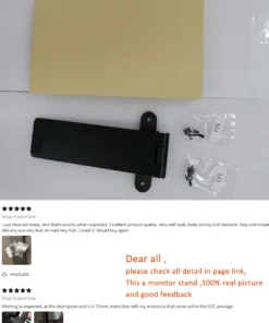 Alternative view of EVICIV Adjustable Monitor Stand VESA 75*75mm Mount Desk Support Holder for 7 - 17.3 Inch M3/M4 Portable Monitor Kickstand