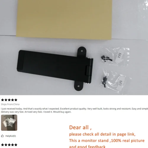 Alternative view of EVICIV Adjustable Monitor Stand VESA 75*75mm Mount Desk Support Holder for 7 - 17.3 Inch M3/M4 Portable Monitor Kickstand