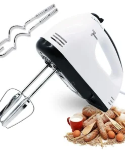 Alternative view of Professional Handheld Food Blender – 7 Speed Mini Mixer for Baking, Dough, and Cream