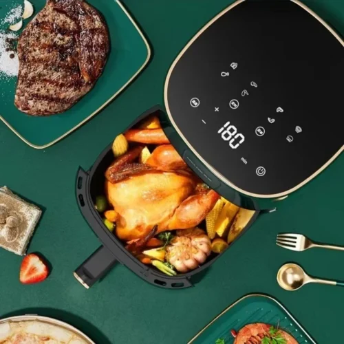 Alternative view of Brand Electric Air Fryer - Large Capacity, Non-Stick, Fully Automatic