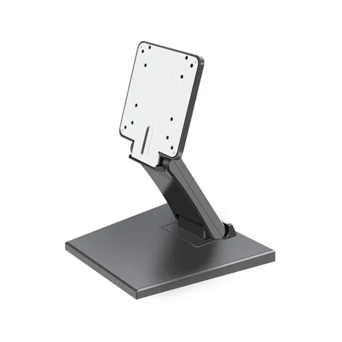 Foldable Computer Monitor Stand Bracket VESA Desktop Shelf PC LCD Vertical Mount Upright Hanger 75*75mm Support for 17-24 Inch