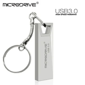 Mini USB 3.0 Metal Flash Drive with Multiple Storage Options for Versatile Use - 16 GB, Silver