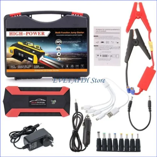 Alternative view of 124B 89800mAh 4 USB Portable Car Jump Starter Pack Battery