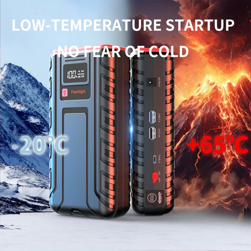 12V Car Jump Starter 2000A 1600A 1200A 1000A 800A Power Bank Potable Battery 20000mAh 18000mAh 10400mAh Car Start Power Supply - Image 5