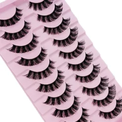 Alternative view of DD Curl Fluffy Volume Faux Mink False Eyelashes for Dramatic Makeup Looks