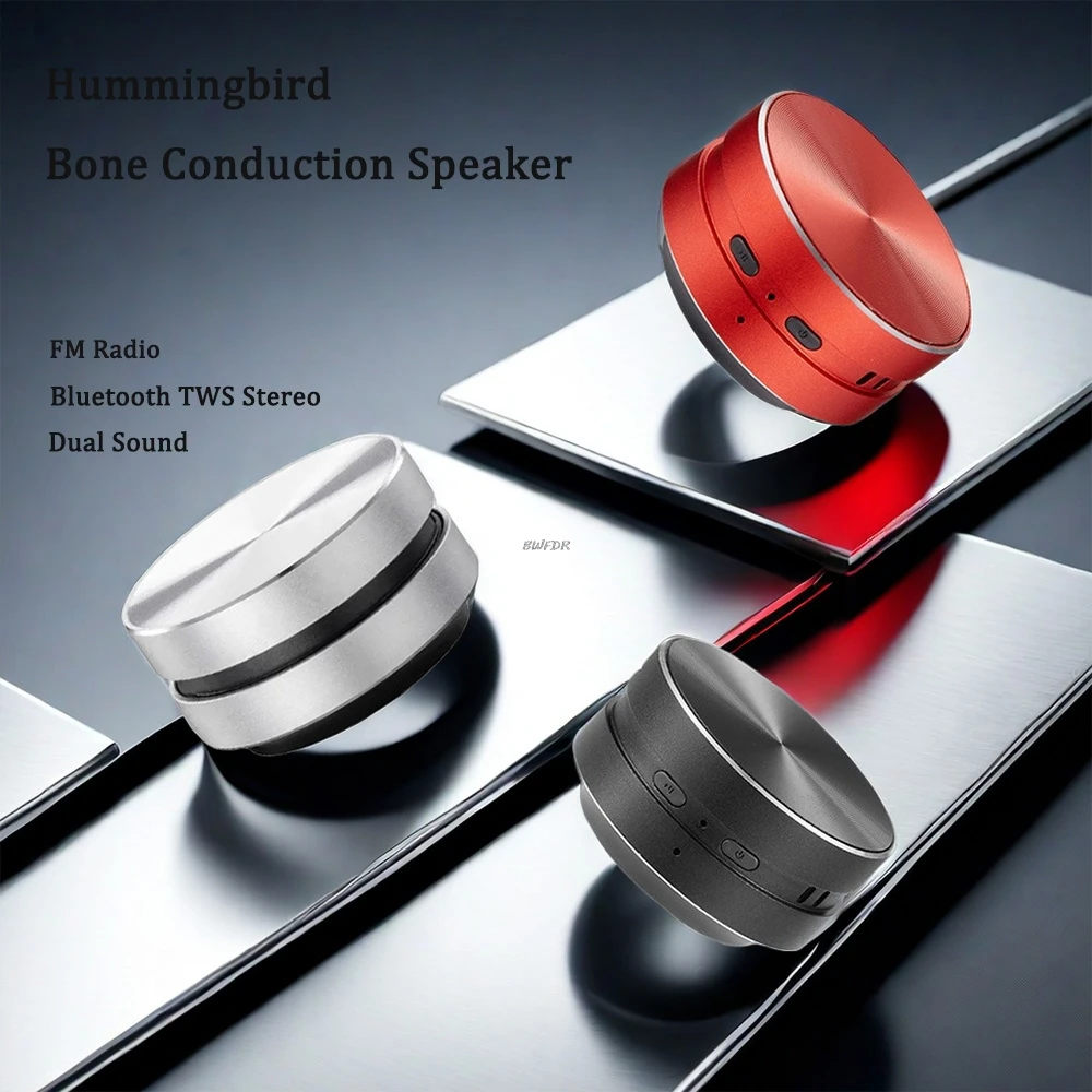 Hot Hummingbird Bone Conduction Bluetooth Speaker - Wireless Stereo Sound