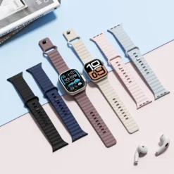 Alternative view of Sport Silicone Straps with Various Sizes for Apple Watch Series 10, 9, 8, 7, SE, and Ultra 2