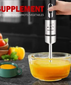 Alternative view of High-Power 2000W Handheld Blender - Multi-Functional Portable Food Processor