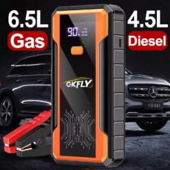 Alternative view of 12V Car Jump Starter with 4000A Power Bank and Lithium Polymer Battery for Vehicle Boosting