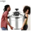 Large Capacity Pressure Cooker with Induction Compatibility for Efficient Cooking