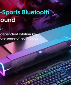 4D Bluetooth 5.0 Wired Computer Speakers Surround Soundbar Loudspeaker Stereo Subwoofer for Laptop Notebook PC