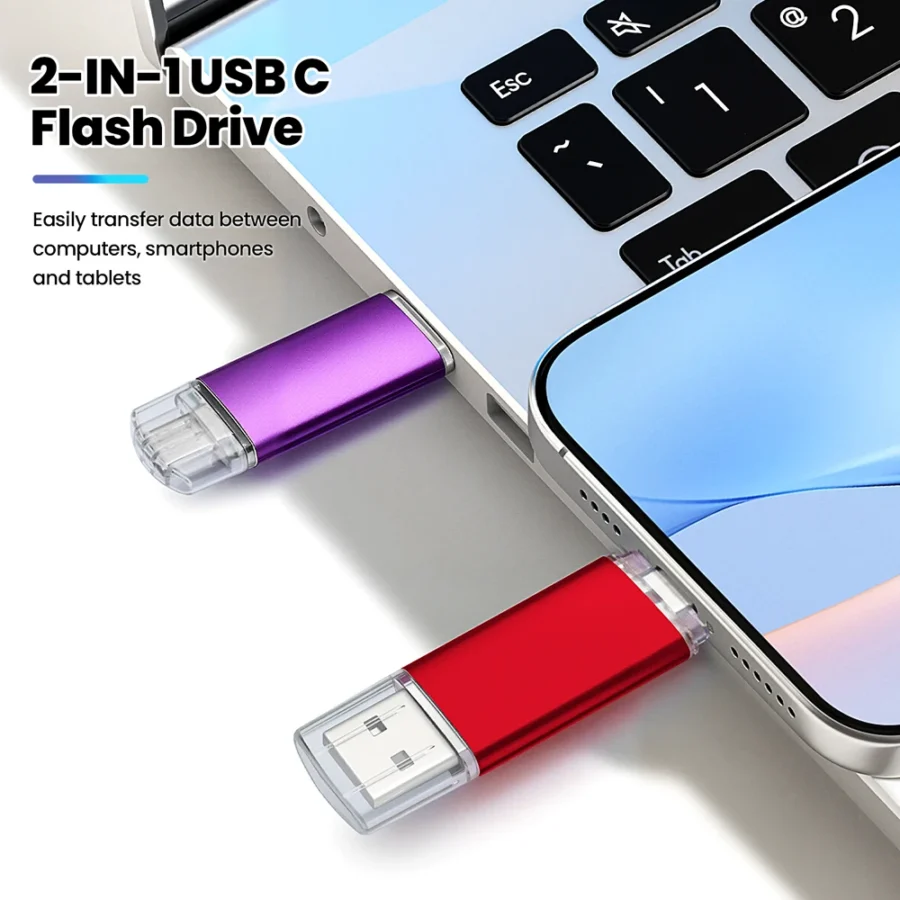 SanDisk 128GB USB Type-C Metal Flash Drive - Versatile Storage for Smartphones and TVs - Image 3