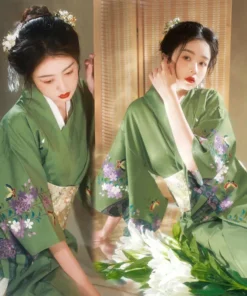 Kimono Women’s Japanese Yukata Haori - Summer Fashion Blouse Dress