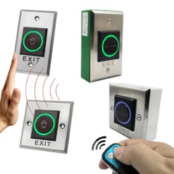 DC Touchless Infrared Exit Button for Access Control System - 12V/24V Compatible Solution