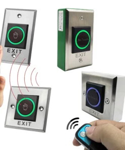 DC Touchless Infrared Exit Button for Access Control System - 12V/24V