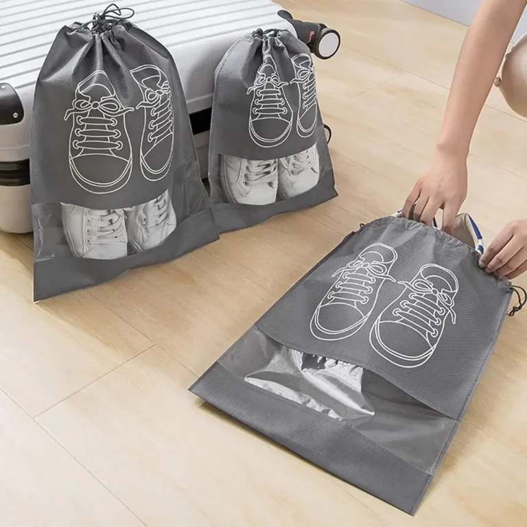Shoe Organizer Bags - Portable Non-Woven Storage Pouches (5/10 Pack) - Image 4