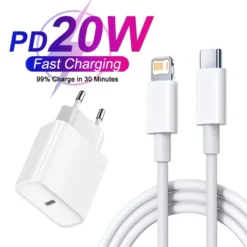 PD 20W Fast Charger with Type C Cable for iPhone 14 13 12 11 Pro Max Mini 7 8 Plus XR