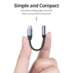 Alternative view of USB Type C to 3.5mm Aux Adapter with Audio Cable for iPhone 15, Samsung S24, S23 Ultra, and Xiaomi 14
