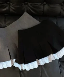 Flume A-Line Lace Pleated Skirt – Versatile Fashion Piece