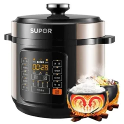 Electric Pressure Cooker with Multi-Function Settings for 5-8 People, 6L Capacity