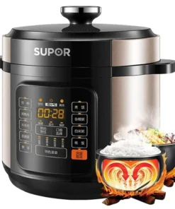 Supor 6L Electric Pressure Cooker - Multi-Function for 5-8 People