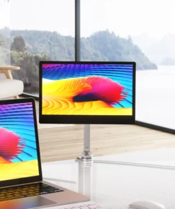 Alternative view of Long Arm Monitor Stand with Magnetic Clip for iPad, Galaxy, Xiaomi Tablet, and Kindle Users