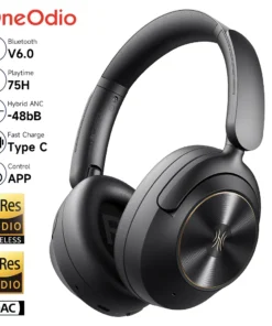 Oneodio A6 Wireless Bluetooth Headphones with Active Noise Cancelling and Microphone
