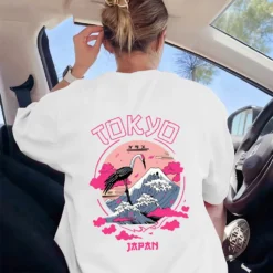 Short Sleeve T-Shirt with O-Neck Design for Women, Casual and Comfortable Summer Top